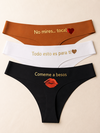 Signature Love Set – Personalized Seamless Panties