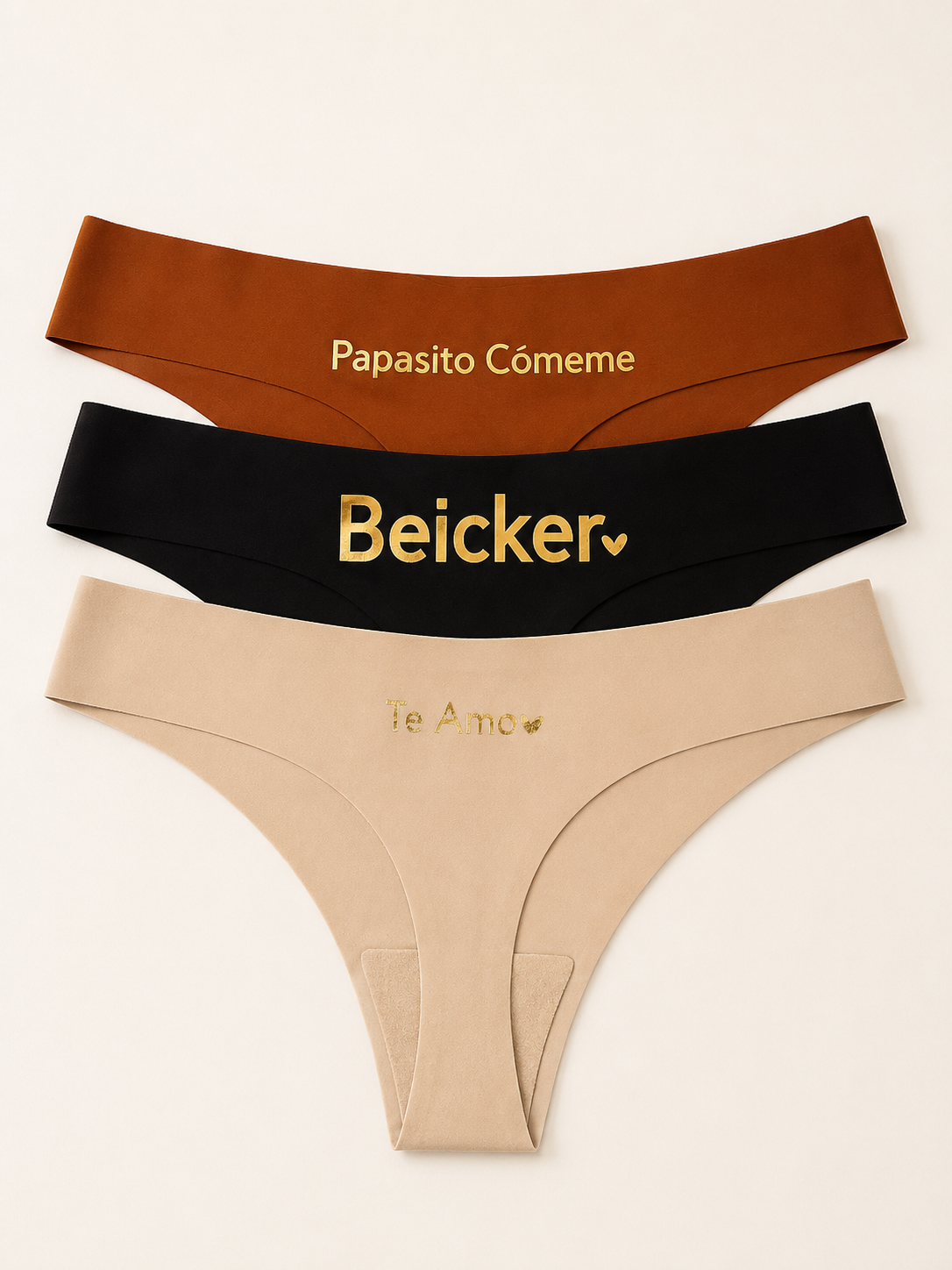 Signature Love Set – Personalized Seamless Panties