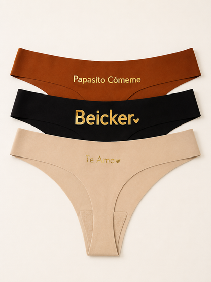 Signature Love Set – Personalized Seamless Panties