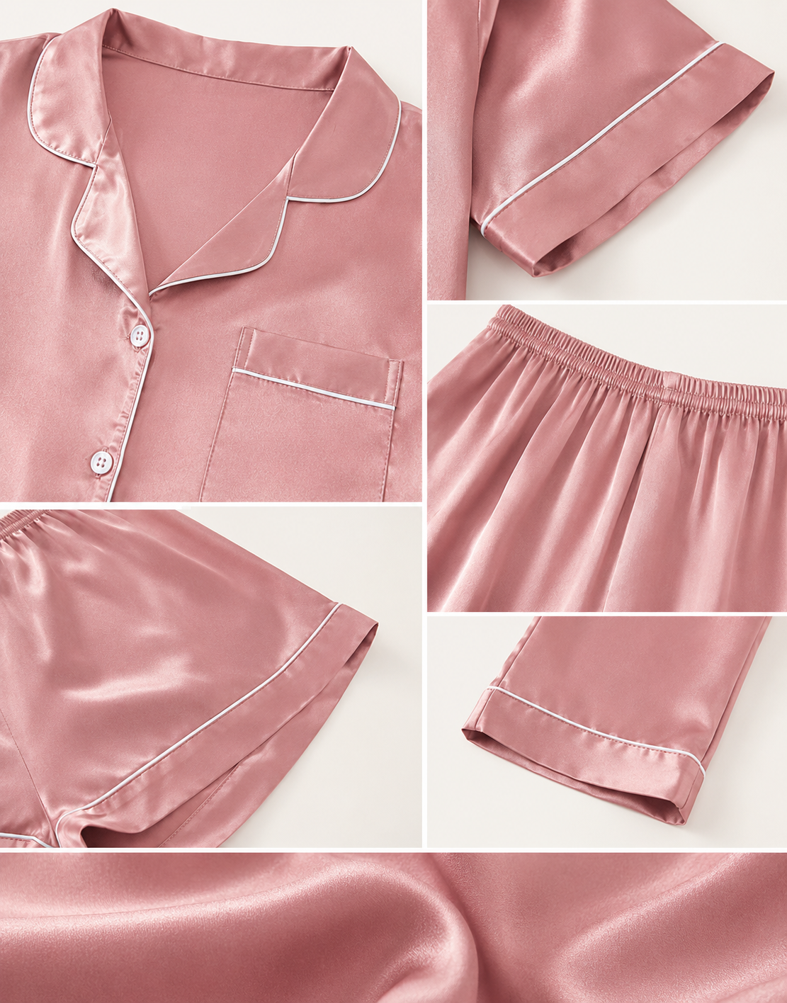 Aurora satin pijama
